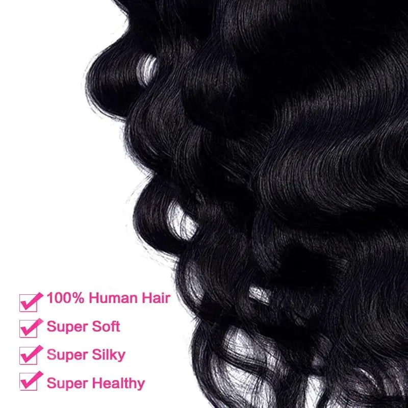 Body Wave Clip in Hair Extensions Real Human Hair Clip ins 100% Brazilian Hair Seamless Clip in Hair For Women 120 Gram
