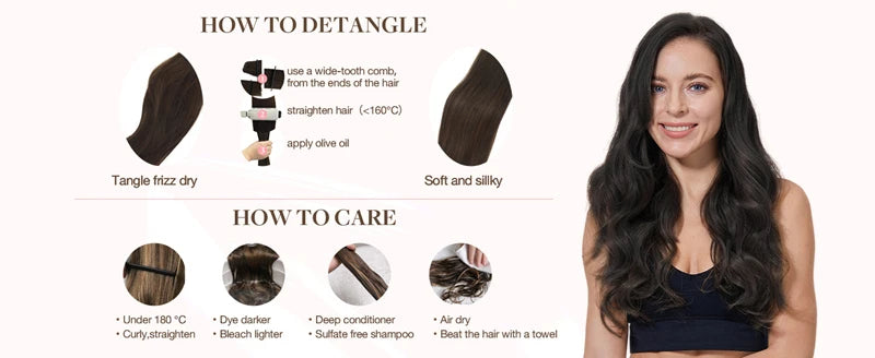 Body Wave Clip in Hair Extensions Real Human Hair Clip ins 100% Brazilian Hair Seamless Clip in Hair For Women 120 Gram