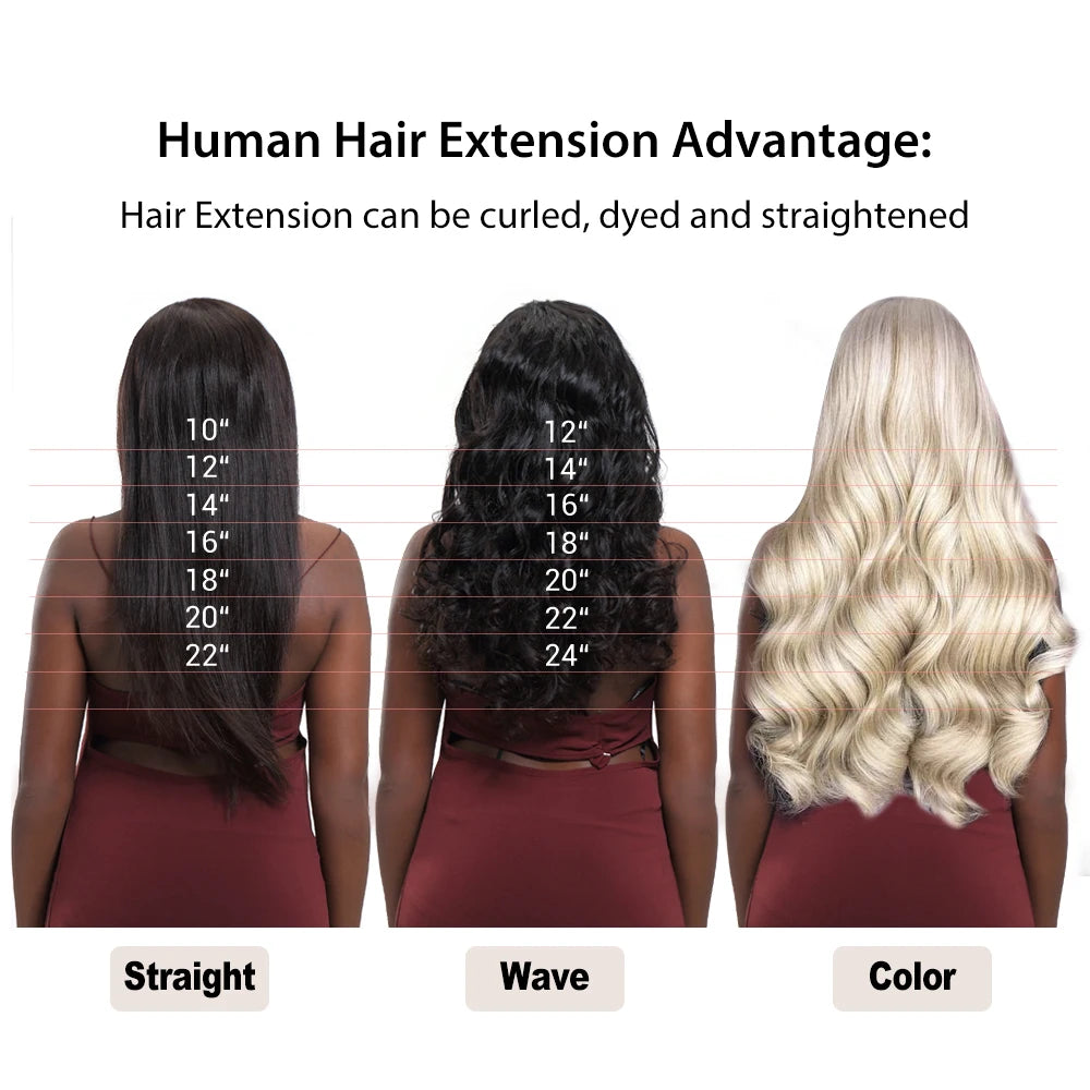 Straight Human Hair Extension By Fusion Flat Tip Keratin Capsules 0.8g/ 1g/Strand 50pcs Natural Hair Extension Ombre Blond Color