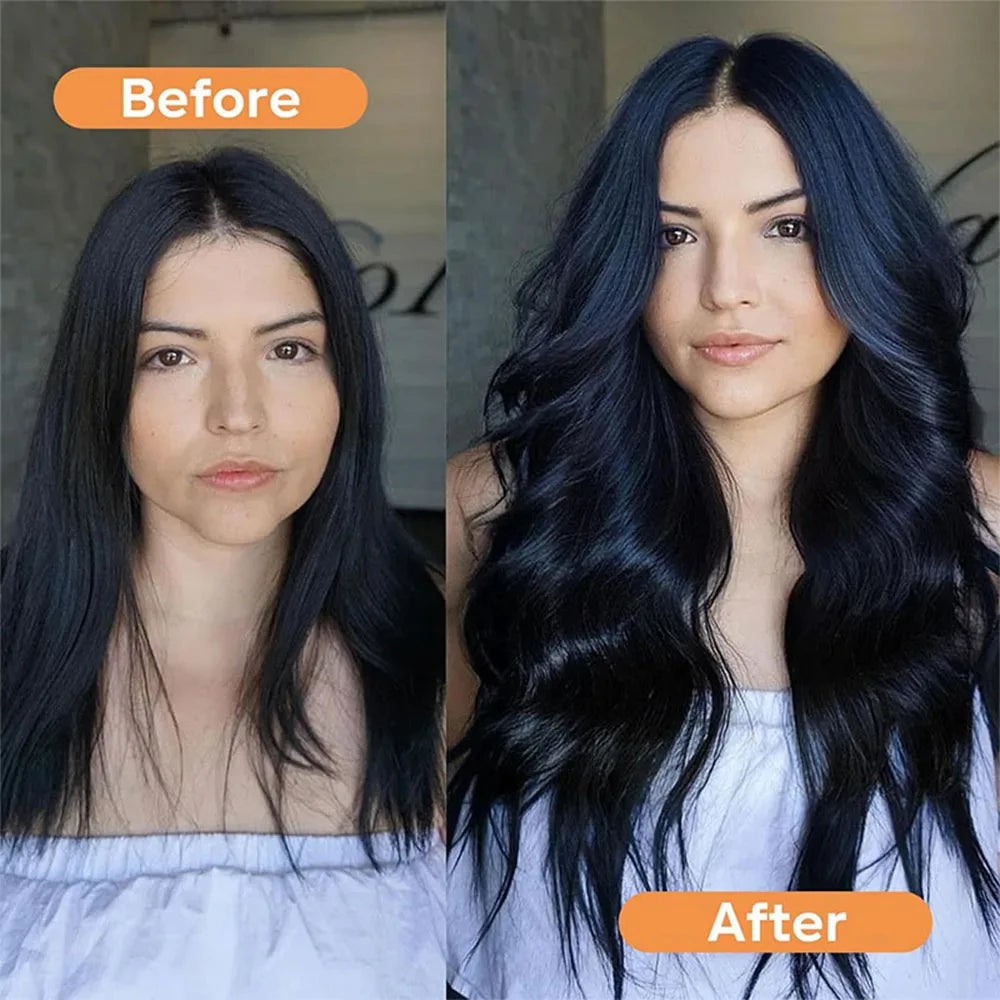 Clip In Hair Extensions Human Hair Brazilian Straight Clip In Natural Black Color Clip Ins Remy Hair 20 22 24 26 Inch 4# Women