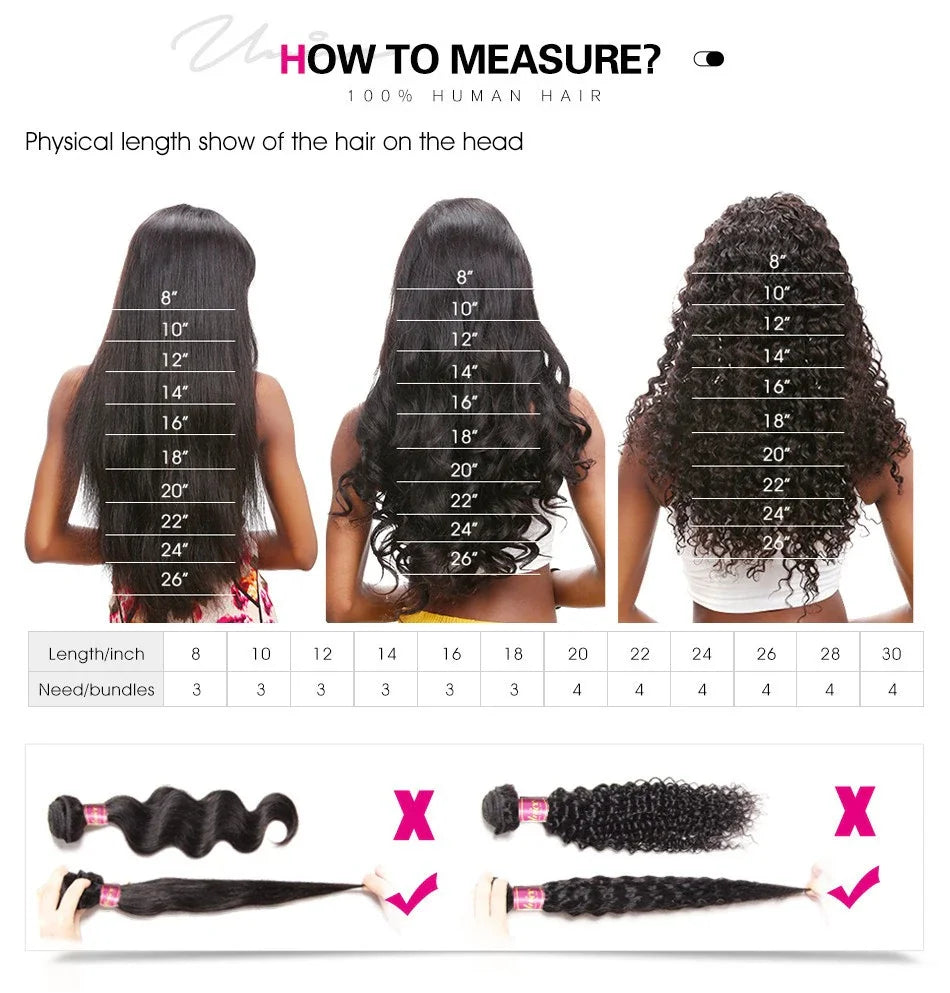 UNice Hair Yaki Straight Human Hair Bundles 100g Per Bundle 100% Human Hair Sew In Weaves 8-26 Inch Natutral Color 1/3/4 Bundles