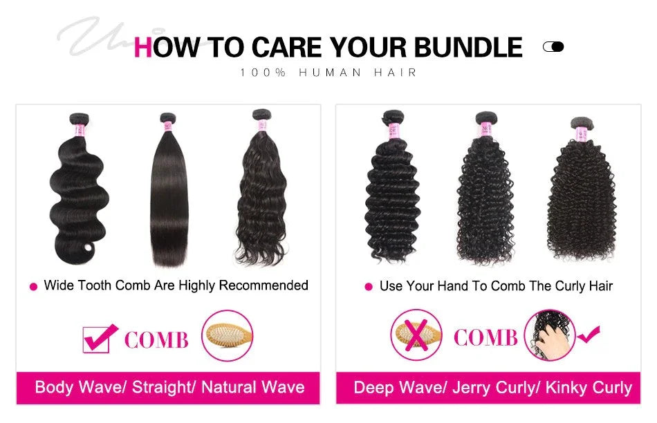 UNice Hair Yaki Straight Human Hair Bundles 100g Per Bundle 100% Human Hair Sew In Weaves 8-26 Inch Natutral Color 1/3/4 Bundles