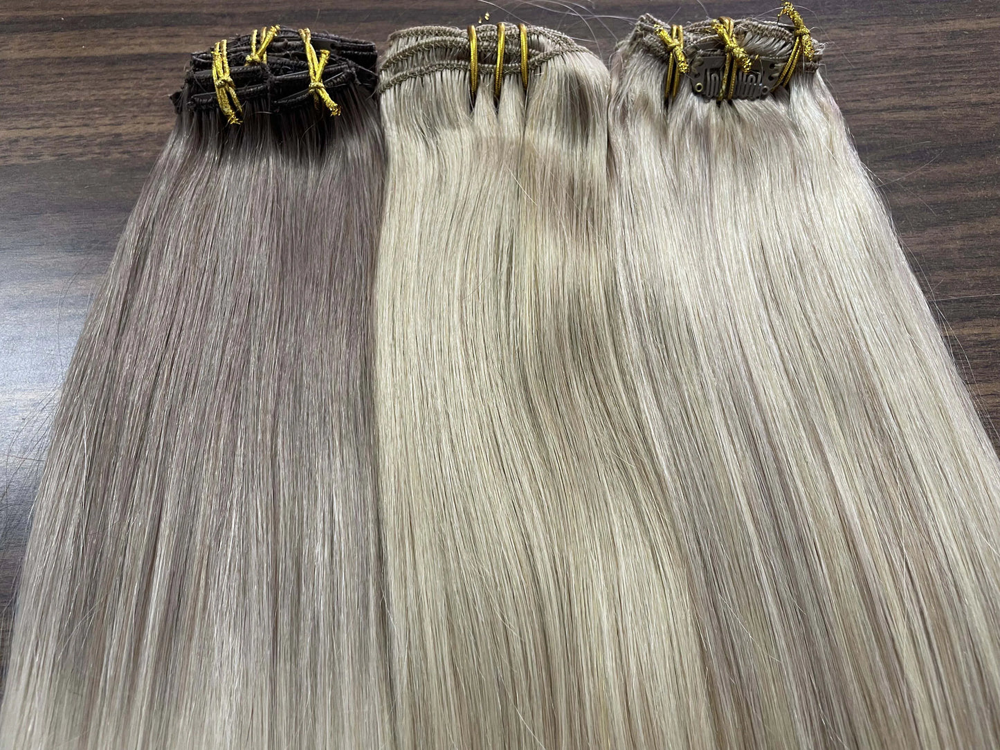 Full Shine Human Hair Extensions Clip in Hair Extensions Human Hair 7PCS 105G Double Weft Hair Extensions Human Hair For Woman