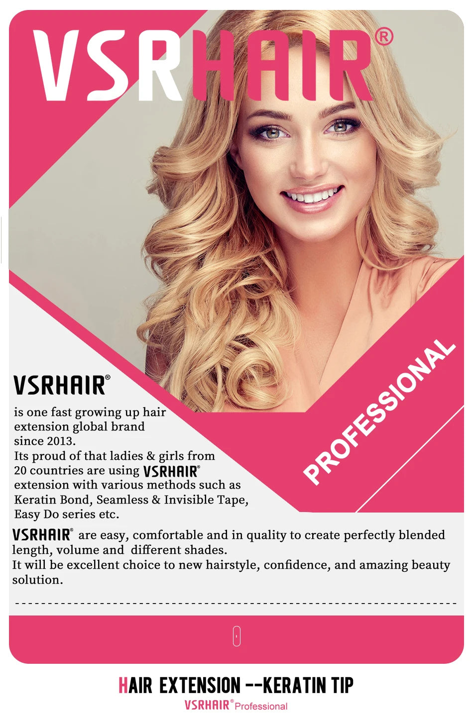 VSR POP PU Super Tape In Human Hair Extension Blonde Piano Color US Strong Adhesive Tape Hair Extensions For Salon