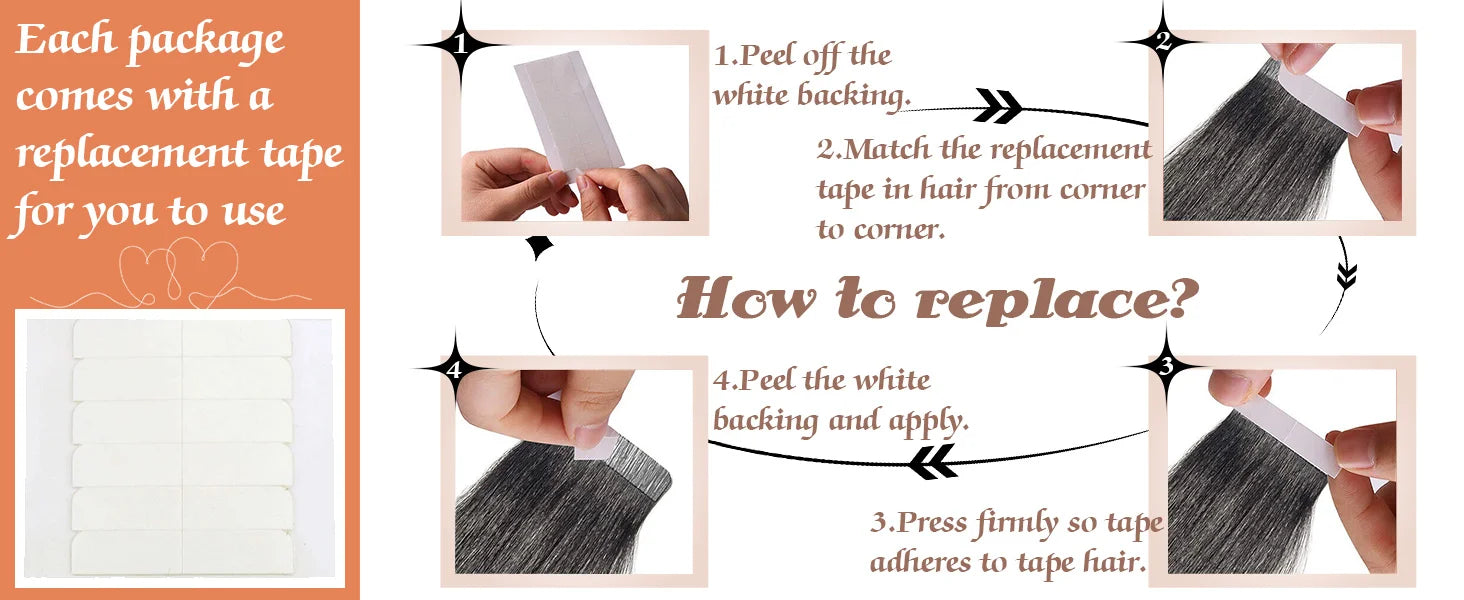 [NEW]VeSunny Tape In Hair Extensions Human Hair Real Natural Hair Balayage Color #4-14-60 Skin Weft Straight Seamless Hair