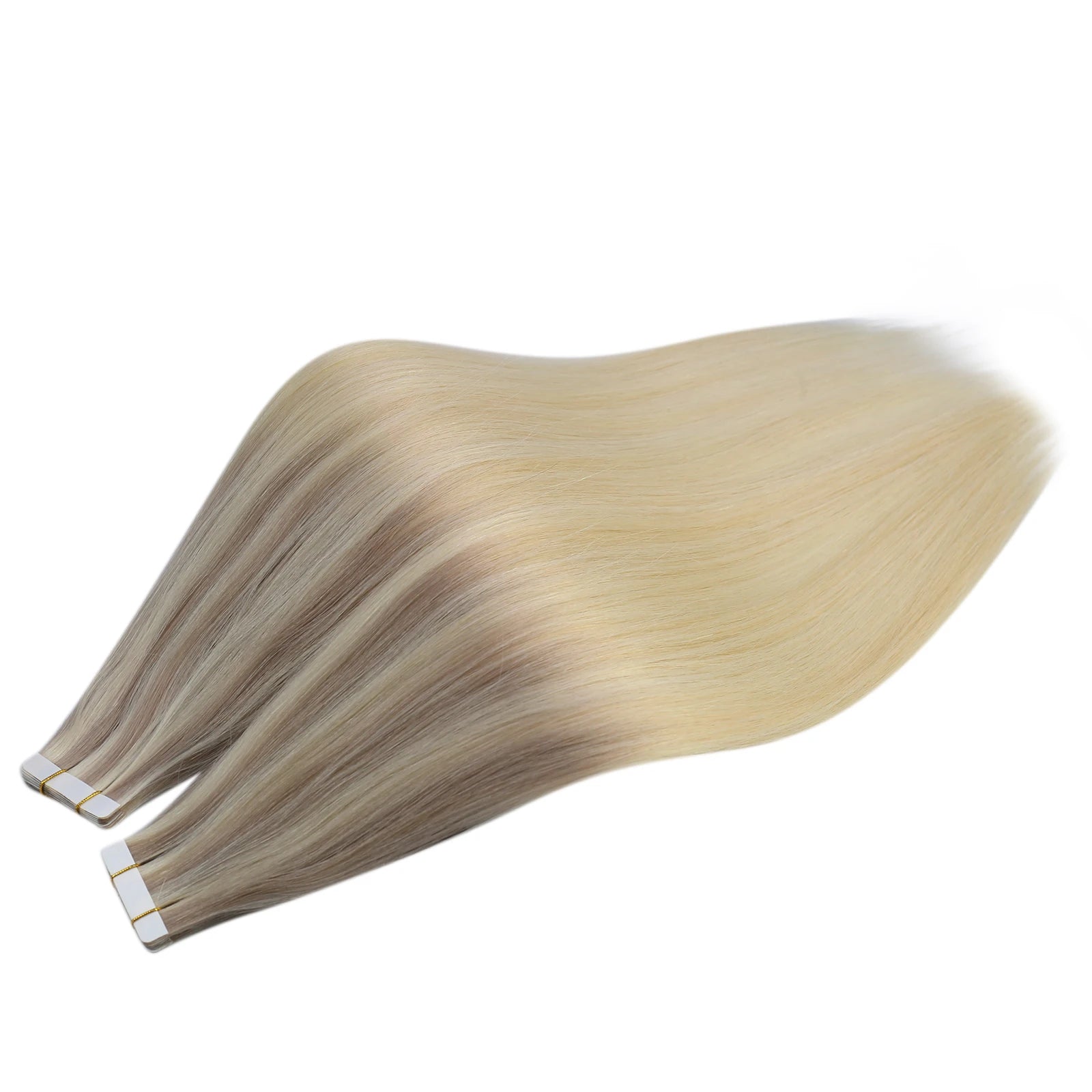 [Last 12 Months] Ugeat Tape in Hair Extensions Virgin Hair 100% Real Human Hair 10A Grade Hair Extensions Tape Ins Pure Color