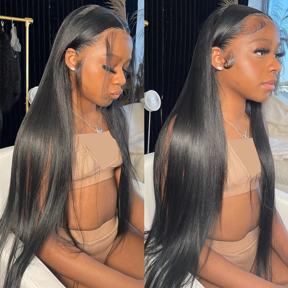 30 Inch Long Bundles Straight Human Hair 1/3/4 Pcs Bone Straight Hair Weave Double Weft 100% Remy Raw Hair Extensions Natural