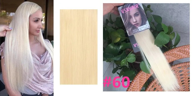 VSR POP PU Super Tape In Human Hair Extension Blonde Piano Color US Strong Adhesive Tape Hair Extensions For Salon
