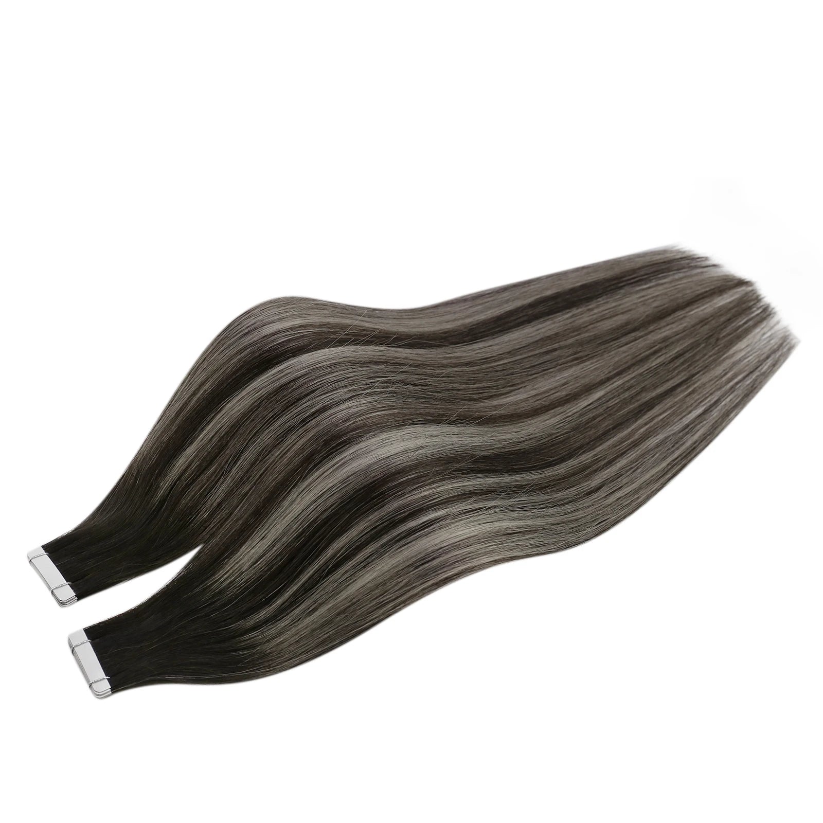 [Last 12 Months] Ugeat Tape in Hair Extensions Virgin Hair 100% Real Human Hair 10A Grade Hair Extensions Tape Ins Pure Color