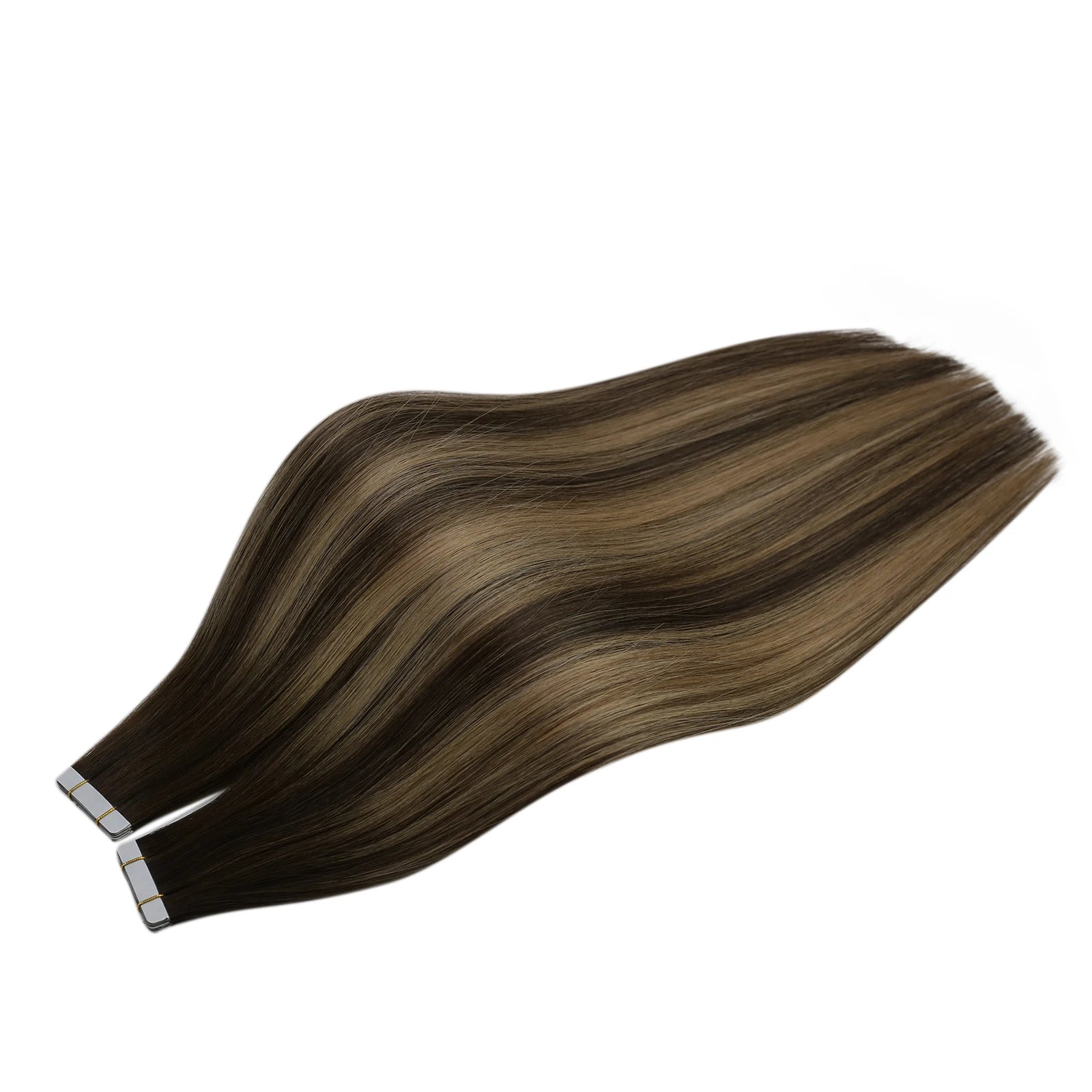 [Last 12 Months] Ugeat Tape in Hair Extensions Virgin Hair 100% Real Human Hair 10A Grade Hair Extensions Tape Ins Pure Color