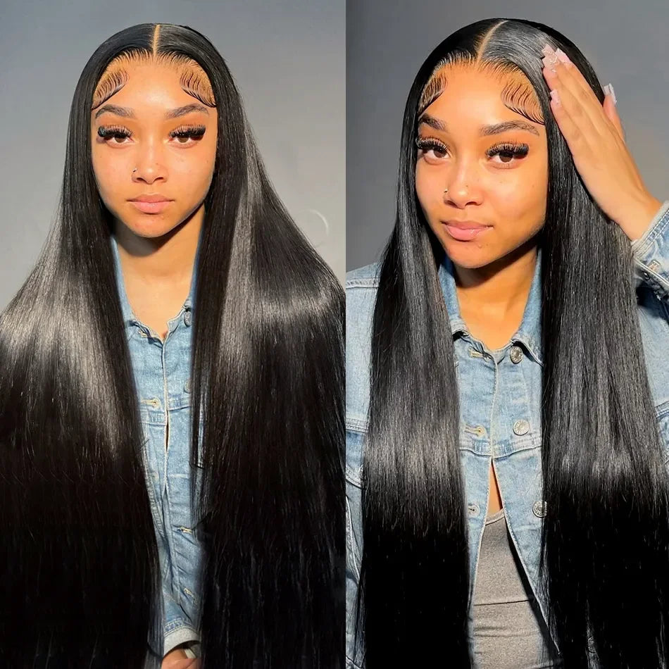 30 Inch Long Bundles Straight Human Hair 1/3/4 Pcs Bone Straight Hair Weave Double Weft 100% Remy Raw Hair Extensions Natural