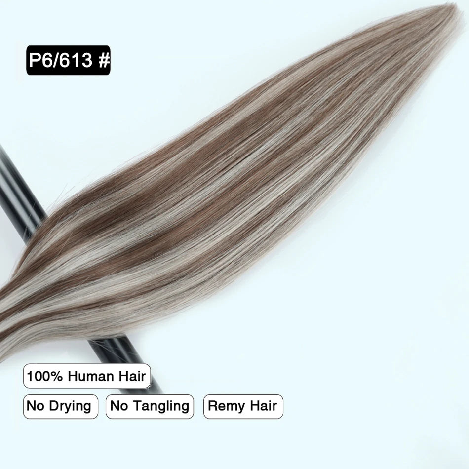 Auburn Tape In Hair Extensions Human Hair Copper Skin Weft Adhesive Tape In Extensions Real Natural Hair Seamless Tape Ins 10Pcs