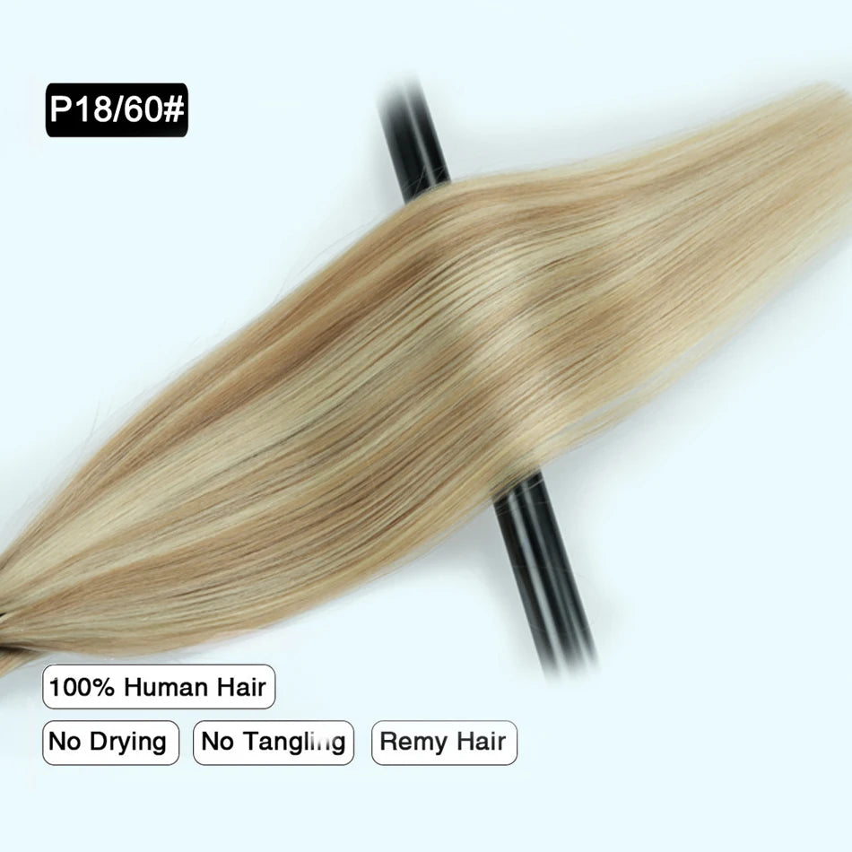 Auburn Tape In Hair Extensions Human Hair Copper Skin Weft Adhesive Tape In Extensions Real Natural Hair Seamless Tape Ins 10Pcs