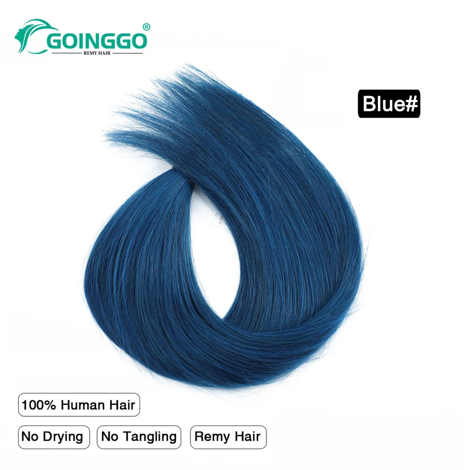 Auburn Tape In Hair Extensions Human Hair Copper Skin Weft Adhesive Tape In Extensions Real Natural Hair Seamless Tape Ins 10Pcs