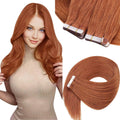 [NEW]VeSunny Tape In Hair Extensions Human Hair Real Natural Hair Balayage Color #4-14-60 Skin Weft Straight Seamless Hair