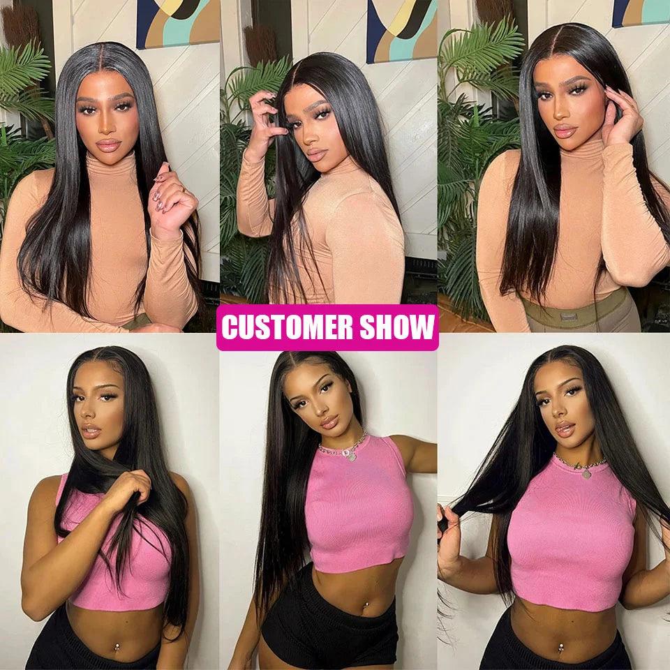 30 Inch Long Bundles Straight Human Hair 1/3/4 Pcs Bone Straight Hair Weave Double Weft 100% Remy Raw Hair Extensions Natural