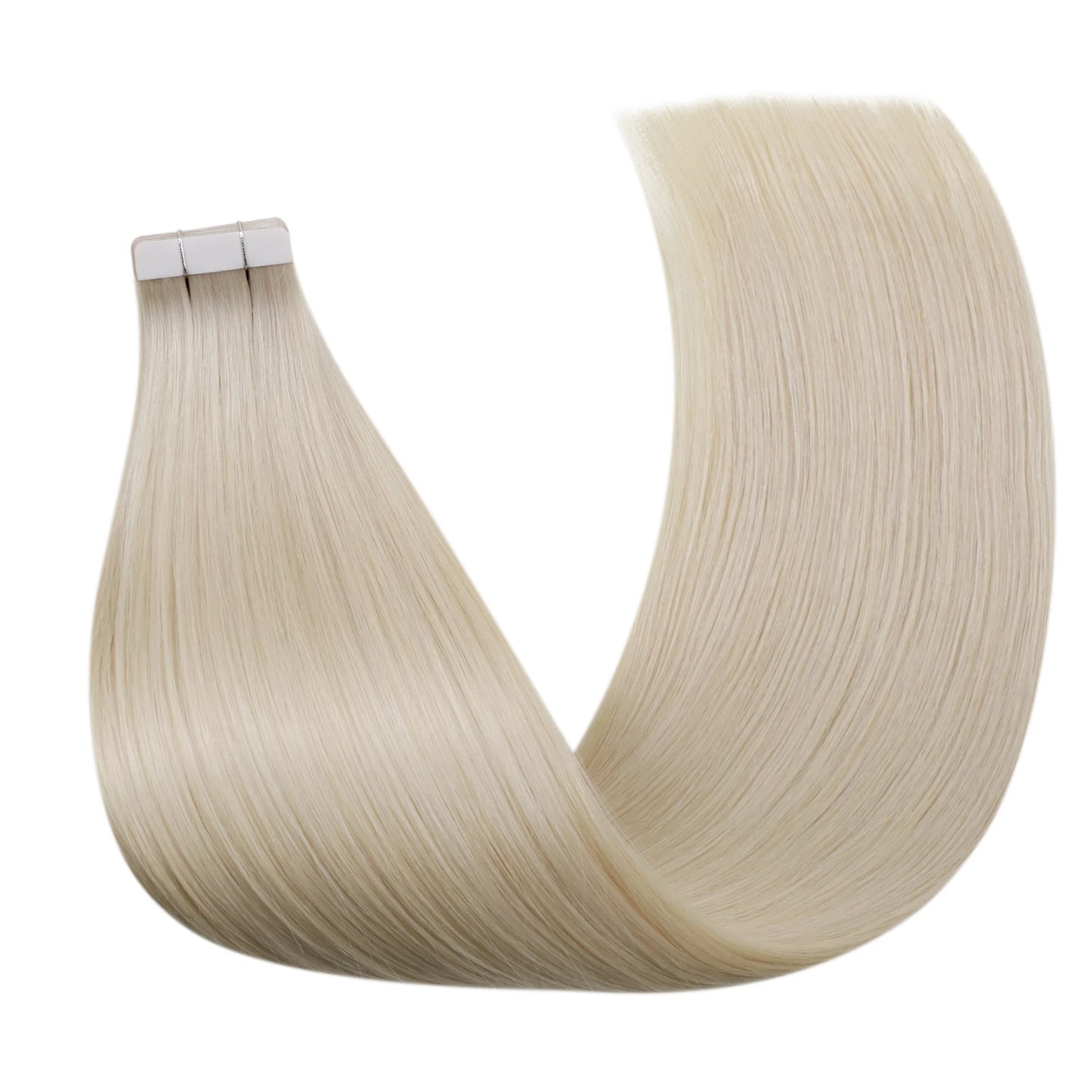 Laavoo Tape in Human Hair Extensions Real Brazilian Hair Straight Natural 100% Real Human Hair Pure Color 12-24inch Tape in Hair