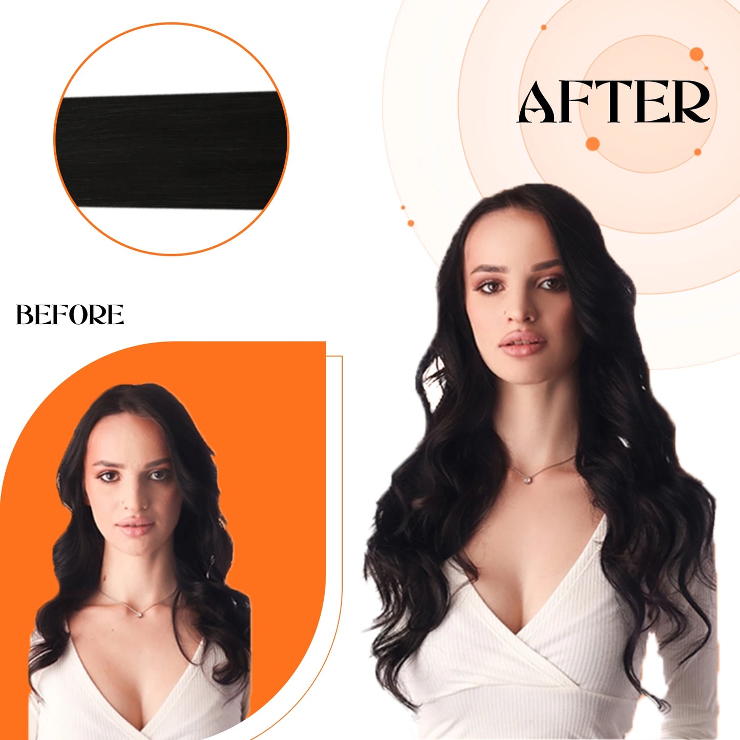 Full Shine Clip in Hair Extensions Human Hair Clip Balayage 7pcs 120g Double Weft Hair Extensions Human Hair For Woman