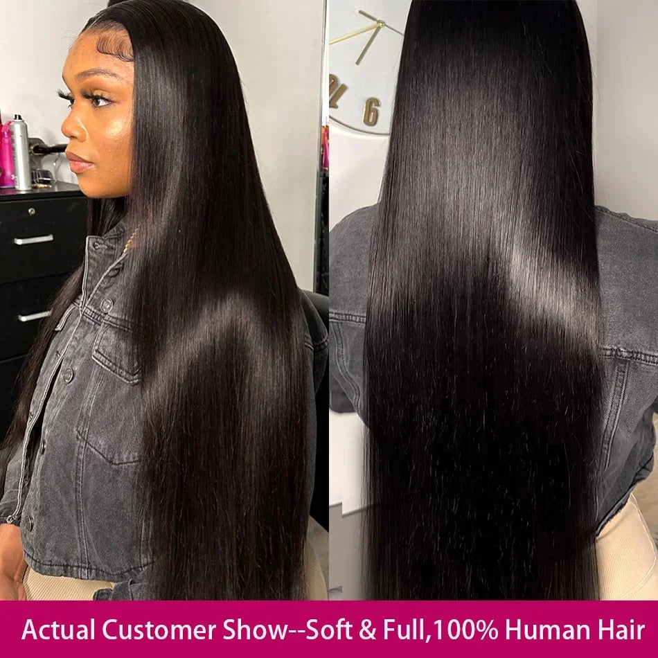 30 Inch Long Bundles Straight Human Hair 1/3/4 Pcs Bone Straight Hair Weave Double Weft 100% Remy Raw Hair Extensions Natural